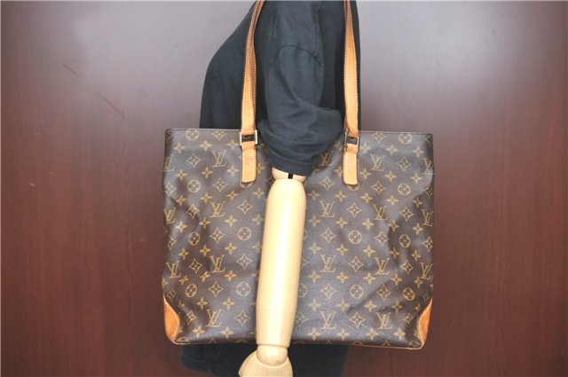 Authentic Louis Vuitton Monogram Cabas Mezzo Tote Bag M51151 LV J1842