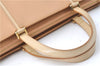 Authentic BURBERRY Vintage Leather Hand Bag Purse Beige J1846