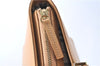 Authentic BURBERRY Vintage Leather Hand Bag Purse Beige J1846