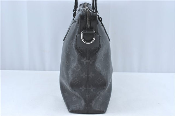 Auth Louis Vuitton Monogram Eclipse Briefcase Explorer Black M40566 LV J1849