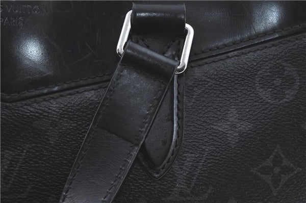 Auth Louis Vuitton Monogram Eclipse Briefcase Explorer Black M40566 LV J1849