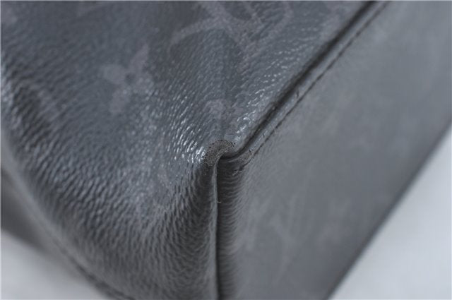 Auth Louis Vuitton Monogram Eclipse Briefcase Explorer Black M40566 LV J1849