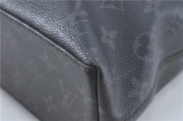 Auth Louis Vuitton Monogram Eclipse Briefcase Explorer Black M40566 LV J1849