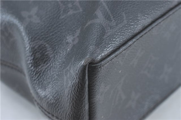 Auth Louis Vuitton Monogram Eclipse Briefcase Explorer Black M40566 LV J1849