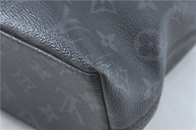 Auth Louis Vuitton Monogram Eclipse Briefcase Explorer Black M40566 LV J1849