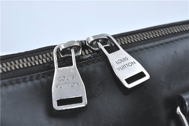 Auth Louis Vuitton Monogram Eclipse Briefcase Explorer Black M40566 LV J1849