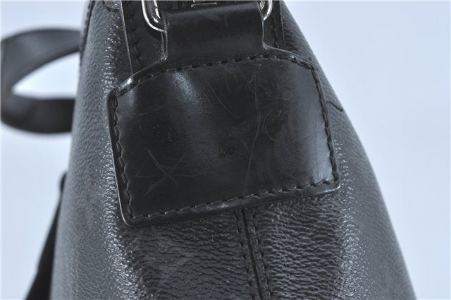 Auth Louis Vuitton Monogram Eclipse Briefcase Explorer Black M40566 LV J1849