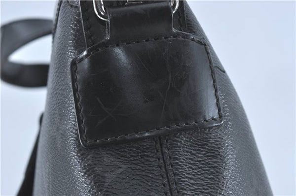 Auth Louis Vuitton Monogram Eclipse Briefcase Explorer Black M40566 LV J1849