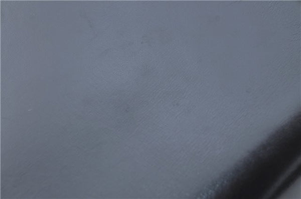 Authentic GUCCI Hand Bag Purse Leather Black J1850