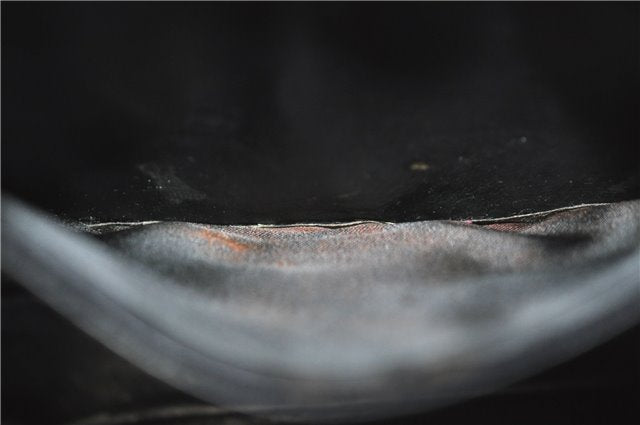 Authentic GUCCI Hand Bag Purse Leather Black J1850