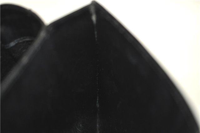 Authentic GUCCI Hand Bag Purse Leather Black J1850