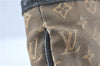 Auth Louis Vuitton Monogram Idylle Neverfull MM Tote Bag Navy M40514 LV J1851