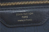 Auth Louis Vuitton Monogram Idylle Neverfull MM Tote Bag Navy M40514 LV J1851