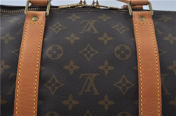 Authentic Louis Vuitton Monogram Keepall 55 Travel Boston Bag M41424 LV J1852