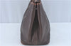 Authentic HERMES Garden Party TPM Tote Hand Bag Purse Leather Brown J1855