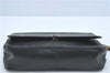 Authentic CHANEL Lamb Skin Chain Shoulder Cross Body Bag Purse Black CC J1856