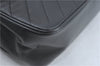 Authentic CHANEL Lamb Skin Chain Shoulder Cross Body Bag Purse Black CC J1856