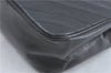 Authentic CHANEL Lamb Skin Chain Shoulder Cross Body Bag Purse Black CC J1856