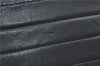 Authentic CHANEL Lamb Skin Chain Shoulder Cross Body Bag Purse Black CC J1856