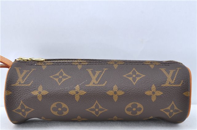Authentic Louis Vuitton Monogram Trousse Ronde Pen Case Pouch M47626 LV J1858