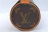 Authentic Louis Vuitton Monogram Trousse Ronde Pen Case Pouch M47626 LV J1858