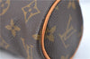 Authentic Louis Vuitton Monogram Trousse Ronde Pen Case Pouch M47626 LV J1858