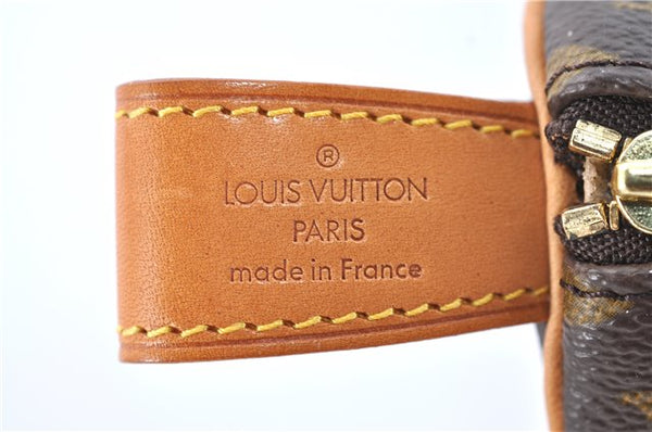 Authentic Louis Vuitton Monogram Trousse Ronde Pen Case Pouch M47626 LV J1858