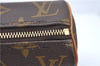 Authentic Louis Vuitton Monogram Trousse Ronde Pen Case Pouch M47626 LV J1858