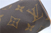 Authentic Louis Vuitton Monogram Trousse Ronde Pen Case Pouch M47626 LV J1858