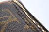 Authentic Louis Vuitton Monogram Trousse Ronde Pen Case Pouch M47626 LV J1858