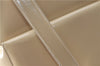 Authentic GUCCI Leather Shoulder Tote Bag Purse Beige J1862