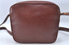 Auth Salvatore Ferragamo Vara Shoulder Cross Body Bag Purse Leather Brown J1866