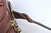 Auth Salvatore Ferragamo Vara Shoulder Cross Body Bag Purse Leather Brown J1866