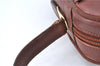Auth Salvatore Ferragamo Vara Shoulder Cross Body Bag Purse Leather Brown J1866