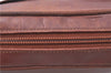 Auth Salvatore Ferragamo Vara Shoulder Cross Body Bag Purse Leather Brown J1866