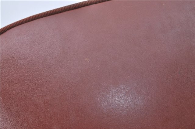 Auth Salvatore Ferragamo Vara Shoulder Cross Body Bag Purse Leather Brown J1866