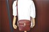 Auth Salvatore Ferragamo Vara Shoulder Cross Body Bag Purse Leather Brown J1866