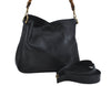 Authentic GUCCI Bamboo 2Way Shoulder Hand Bag Purse Leather Black Junk J1867