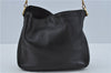 Authentic GUCCI Bamboo 2Way Shoulder Hand Bag Purse Leather Black Junk J1867
