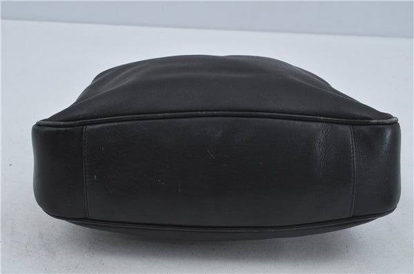 Authentic GUCCI Bamboo 2Way Shoulder Hand Bag Purse Leather Black Junk J1867