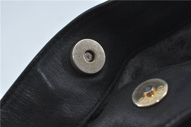 Authentic GUCCI Bamboo 2Way Shoulder Hand Bag Purse Leather Black Junk J1867