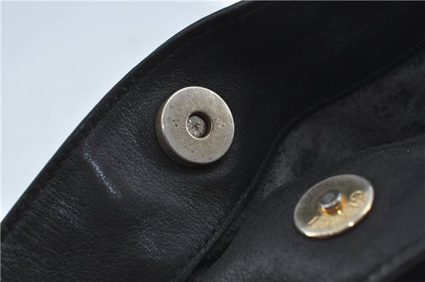 Authentic GUCCI Bamboo 2Way Shoulder Hand Bag Purse Leather Black Junk J1867