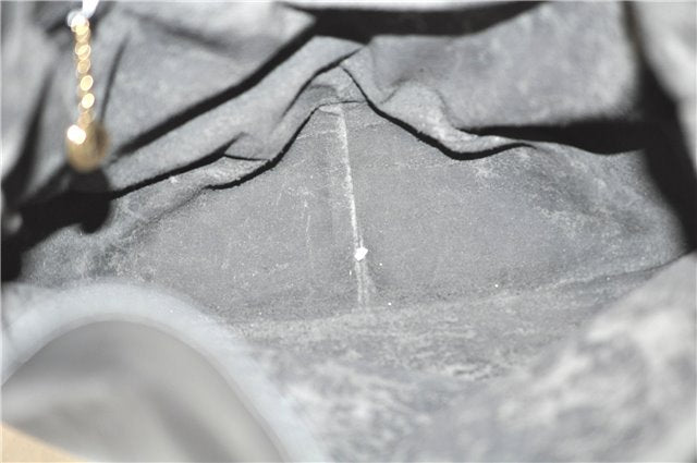 Authentic GUCCI Bamboo 2Way Shoulder Hand Bag Purse Leather Black Junk J1867