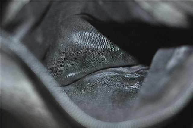 Authentic GUCCI Bamboo 2Way Shoulder Hand Bag Purse Leather Black Junk J1867