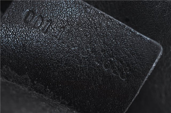 Authentic GUCCI Bamboo 2Way Shoulder Hand Bag Purse Leather Black Junk J1867