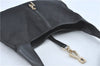 Auth GUCCI Kandinsky Shoulder Hand Bag GG Canvas Leather 0014057 Black J1868