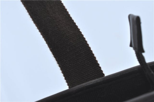 Authentic GUCCI Shoulder Tote Bag GG Canvas Leather 180450 Brown J1869