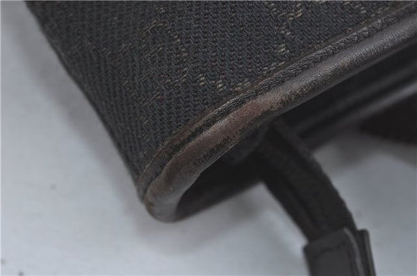 Authentic GUCCI Shoulder Tote Bag GG Canvas Leather 180450 Brown J1869