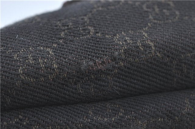 Authentic GUCCI Shoulder Tote Bag GG Canvas Leather 180450 Brown J1869