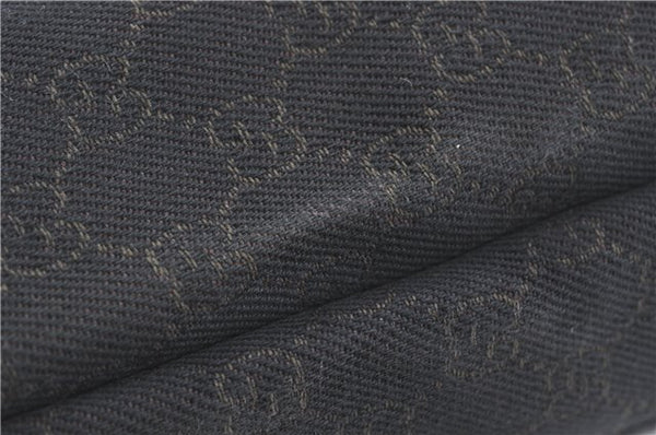 Authentic GUCCI Shoulder Tote Bag GG Canvas Leather 180450 Brown J1869